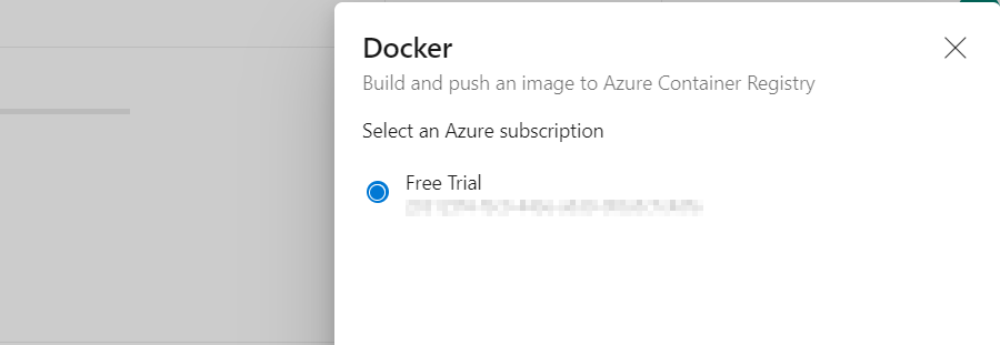 Azure DevOps Configure Pipeline Select Subscription